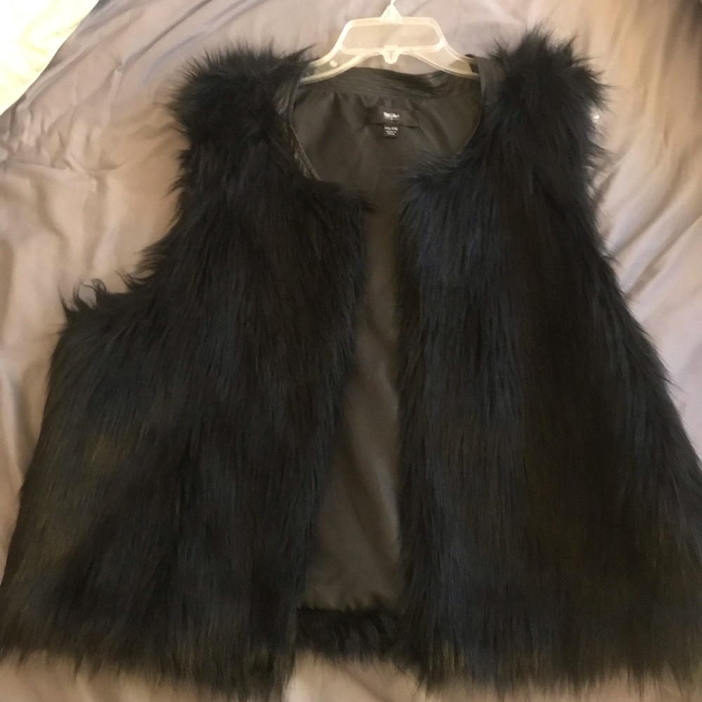 Faux Fur Vest XXL